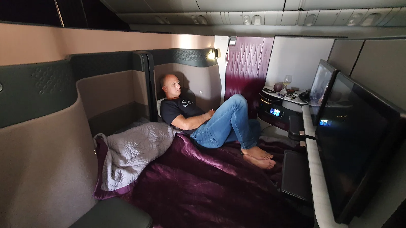Qsuite, Classe Executiva da Qatar Airways